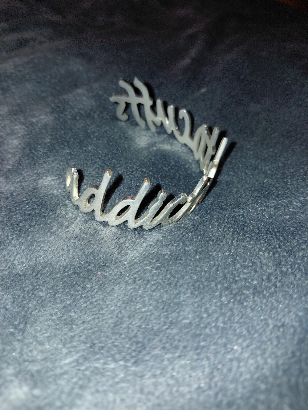 Vintage Silver Tone Bracelet Bundle 5pc Rhinestone Cuff Bangle Y2K Statement CC - Picture 8 of 16